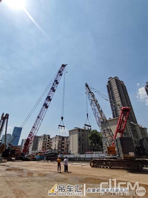 年底通车,三一履带起重机助力合肥地铁5号线按下建设“加速键”