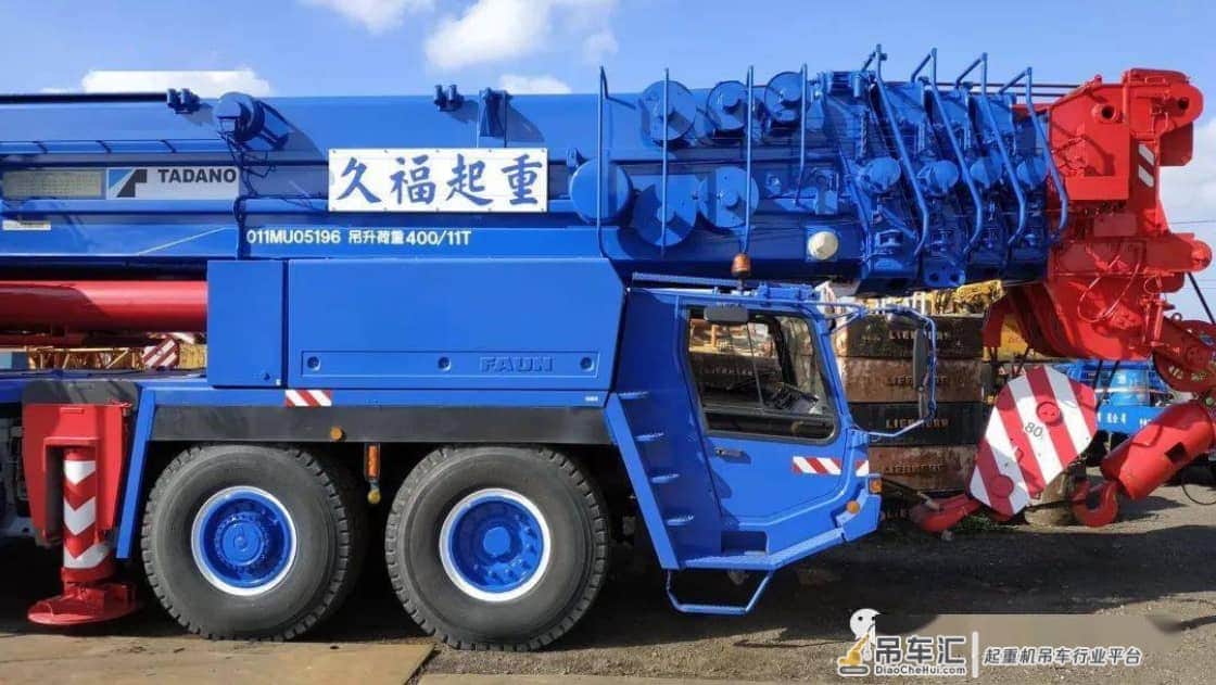 日本重吊首登台湾,久福起重引进 TADANO AR-4000M