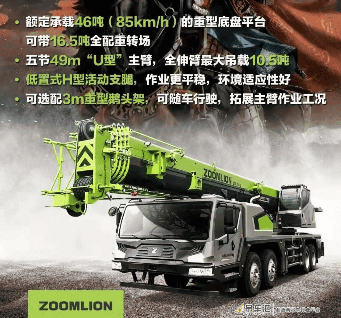 中联吊车上新啦！ZTC701V吊车 是不是新款品质就好？