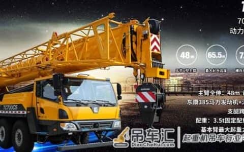 柳工新出的70吨吊车，对比其他厂家有何优势？