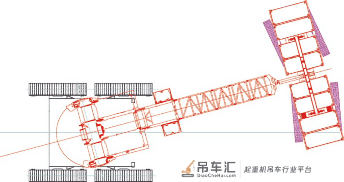 履带起重机整机行走模式分析