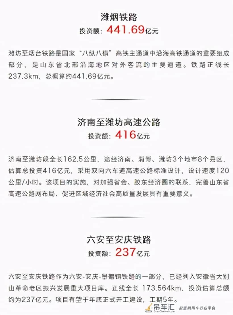 吊车老板速看:「2万亿吊装工程项目」发布