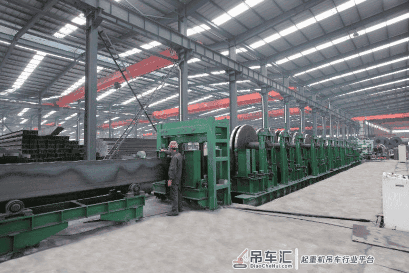 单梁起重机U形槽连续滚碾成型工艺