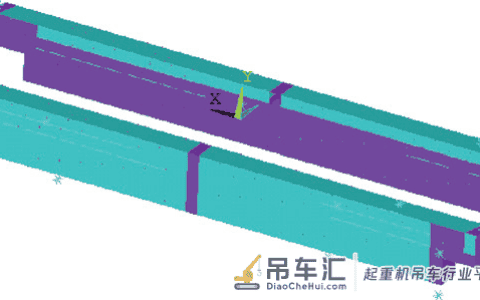 高定位精度的第三代核环行起重机运行系统 刚柔耦合动力学仿真