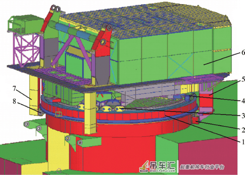 大型浮式起重机旋转平台安装导向装置研制