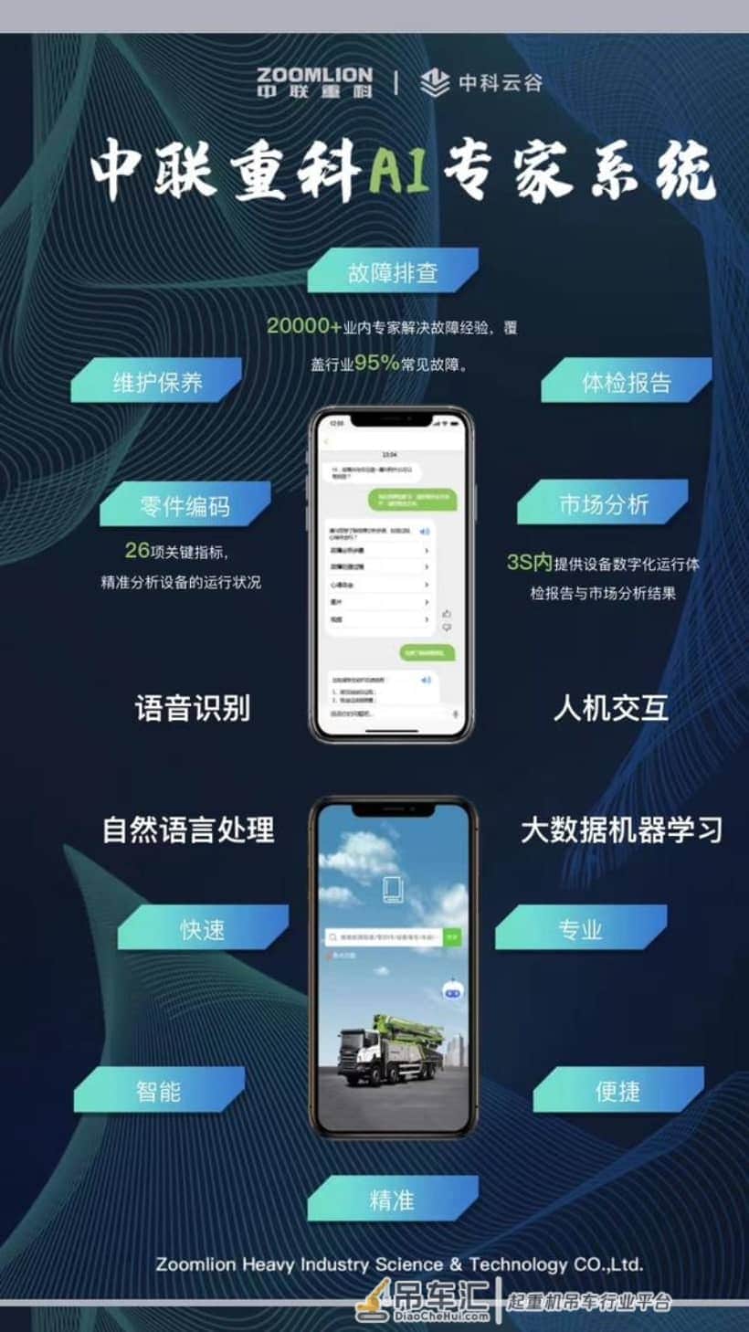 囊括50000+解决方案 中联重科首推AI专家诊断系统