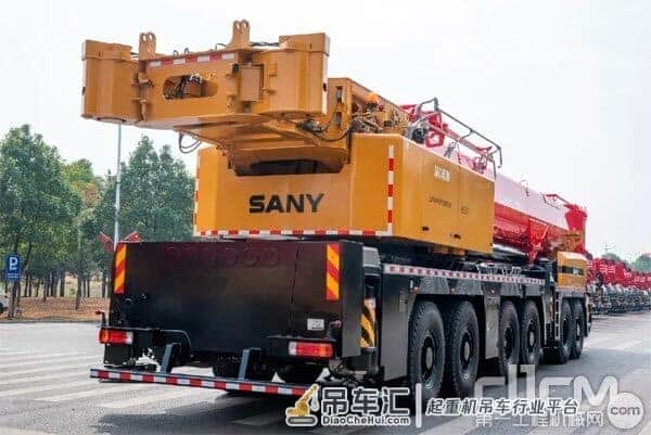 六桥七节臂全伸84米!数说三一SAC4500起重机的真本领