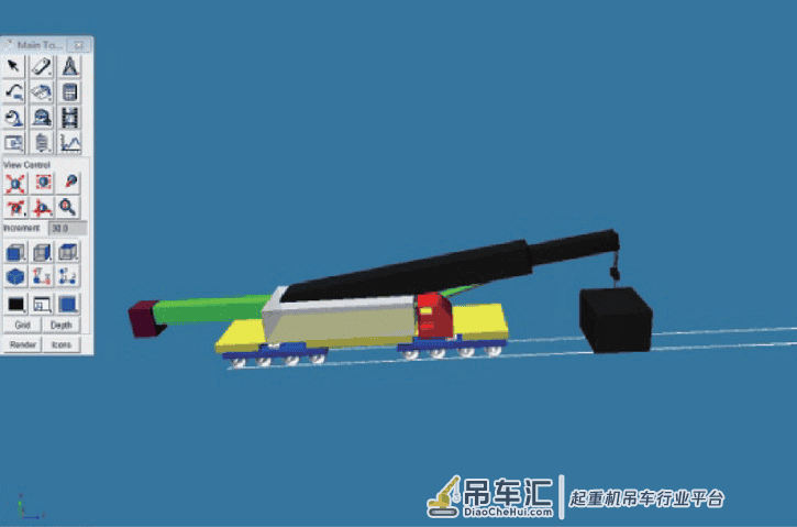 铁路救援起重机调平系统联合仿真研究