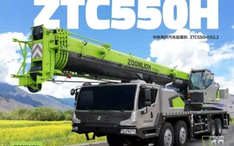 中联这款新款55吨吊车，这性能堪比老款80吨了吧
