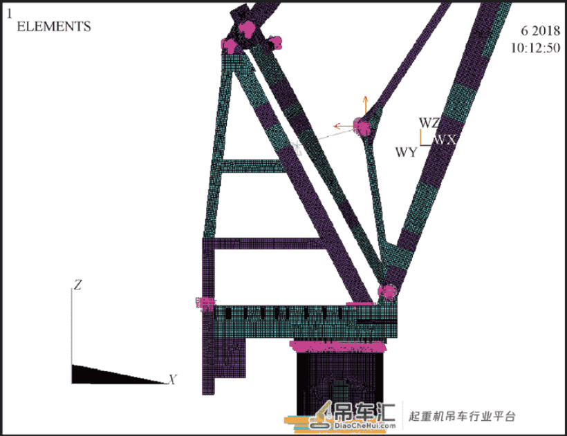 不同加载方式下的200 t 浮式起重机有限元分析