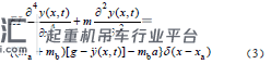 塔式起重机起吊过程中起重臂振动响应分析