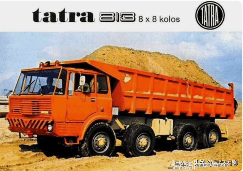 太脱拉T813-4x4、6x6、8x8大件牵引卡车和起重机