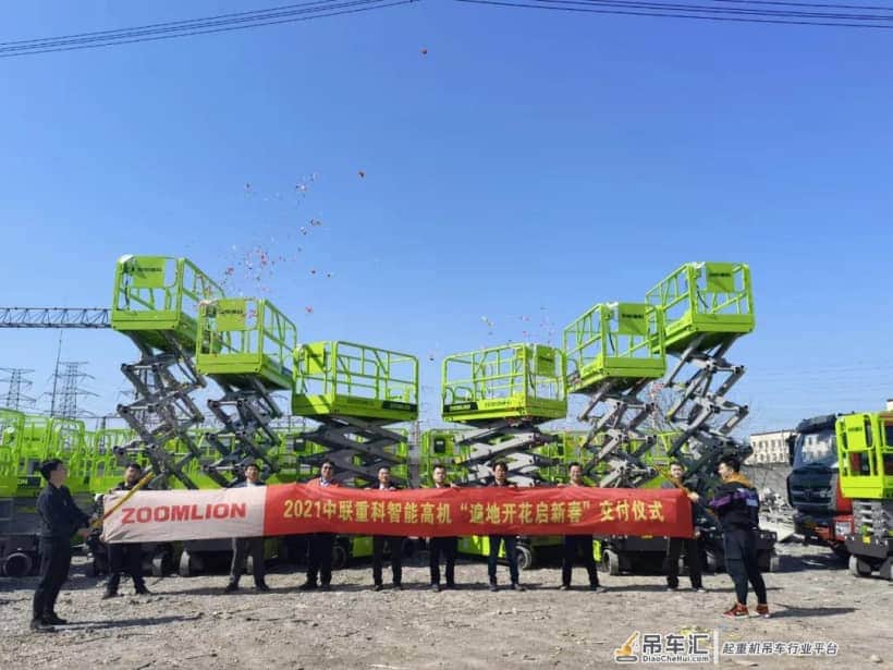 市场火爆、交付不断 中联重科一季度业绩可期
