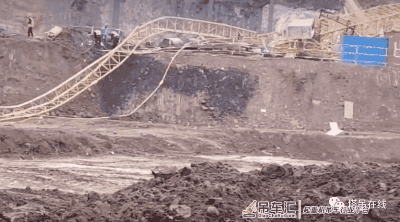 突发!贵州遵义一在建工地塔式起重机发生倒塌事故