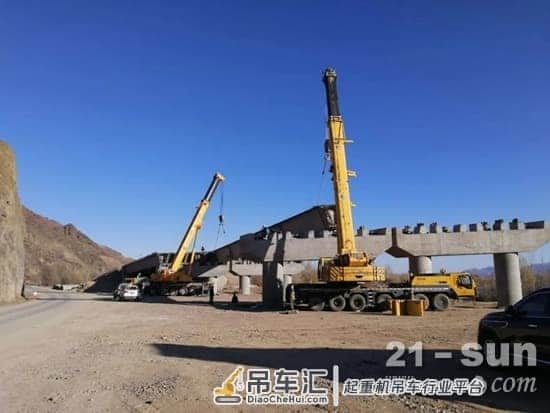 胆大心细!徐工起重机还可以这样组合吊装