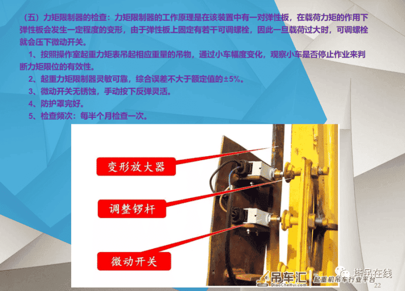 塔式起重机日常安全检查要点PPT