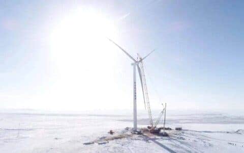 机手说 | -38°C极寒天气下的风电吊装