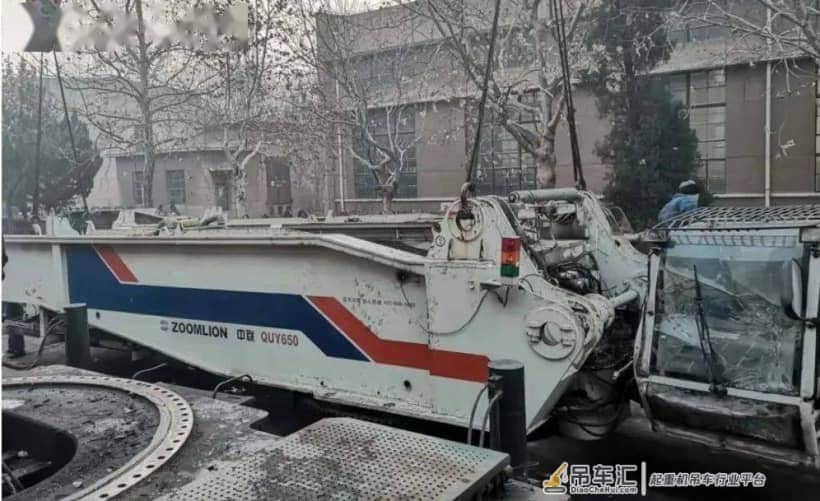 “自述”:我是一台中联QUY650履带起重机,在一次施工任务中发生了严重事故……