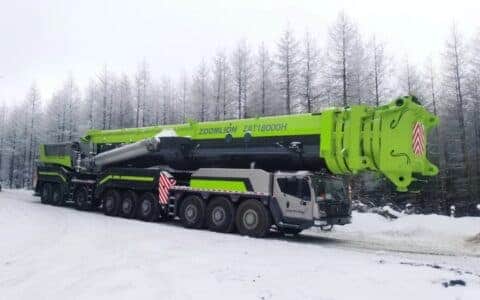 悍将振臂 风雪无惧——中联重科起重机奋战北国寒冬