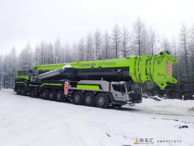 悍将振臂 风雪无惧——中联重科起重机奋战北国寒冬