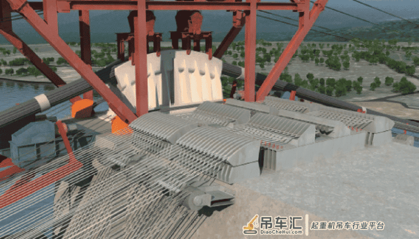大跨径重载缆索起重机