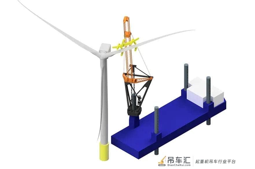 创新的起重机概念可以解决未来的海上大兆瓦风机安装船短缺