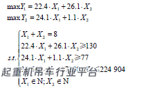 基于整数规划的岸边集装箱起重机 大车主从动轮分配问题研究