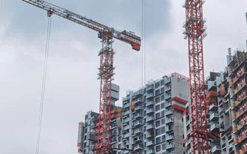 中联重科高效助建全球最高预制住宅项目 塔机定制设计走俏新加坡