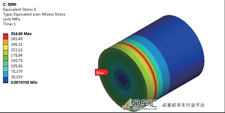 基于Ansys 起重机用鼓形齿联轴器有限元分析