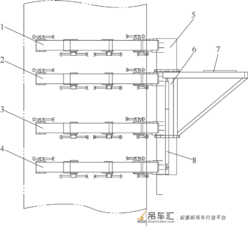 自攀爬风电维修起重机