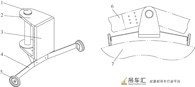 自攀爬风电维修起重机