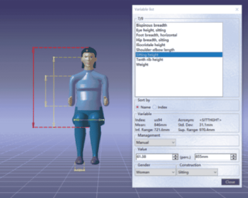 基于CATIA 的桥式起重机司机室人机工程设计