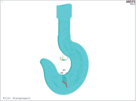 基于Ansys 的起重机吊钩极限承载能力研究