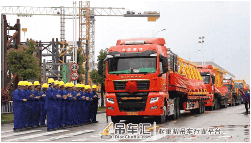 中联重科海外市场持续突破 定制打造门架式塔机出口印尼