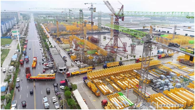 中联重科海外市场持续突破 定制打造门架式塔机出口印尼