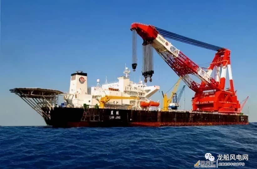 风电安装利器，7500吨级全回转起吊船“蓝鲸号”介绍