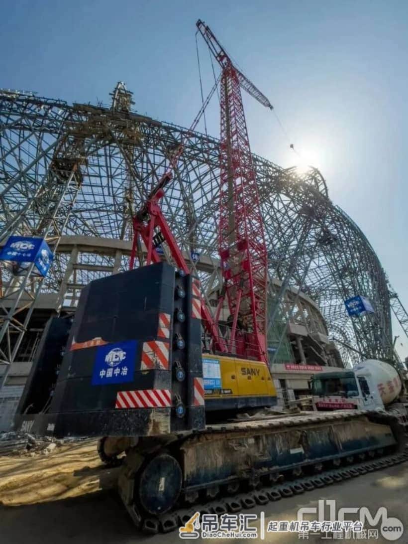 直击兰州新地标!三一起重机军团指哪吊哪