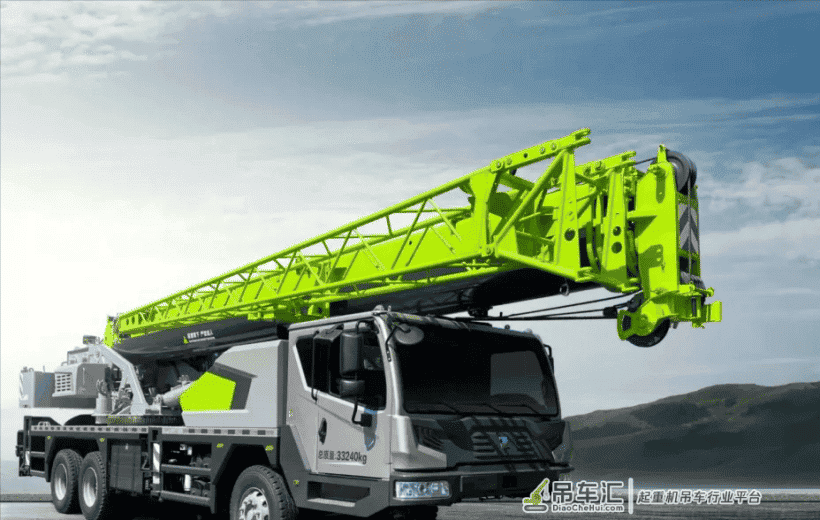 中联ZTC252E-1吊车，五节42m U型主臂，33.24吨自重