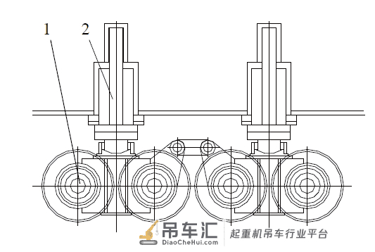 超万吨起重量门式起重机运行机构设计研究