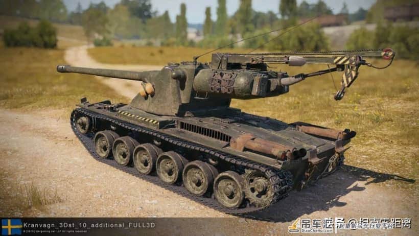 坦克世界丨WG最不走心的10级3D皮肤?KRV专属风格“临时吊车”