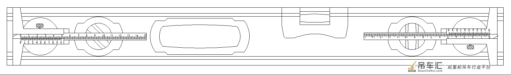 门式起重机车轮偏斜测量工具制作