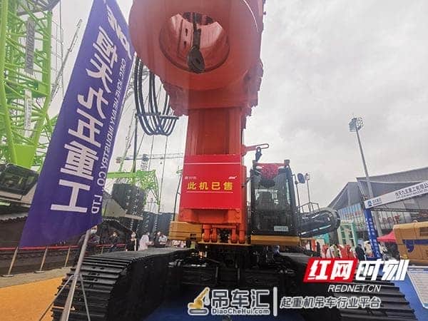178米高的起重机,卖了!长沙工程机械展现场签约火爆