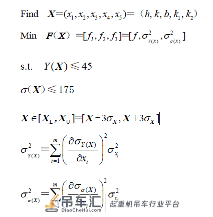 基于响应面模型的起重机主梁的结构稳健优化设计