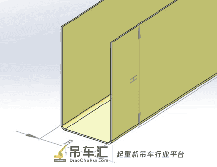 单梁起重机端梁U 形槽成型设备的研制