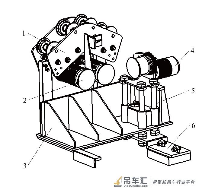 单梁起重机端梁U 形槽成型设备的研制