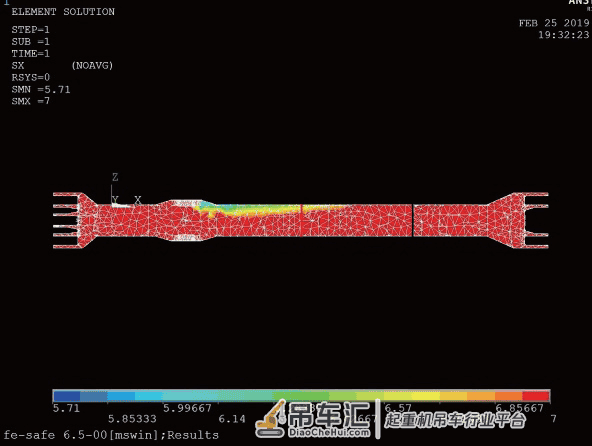 基于Ansys/FE-SAFE的门座起重机象鼻梁疲劳寿命分析