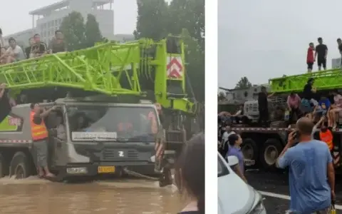 和平时的建设者 危难时的献身者——中联重科起重机河南救援记录