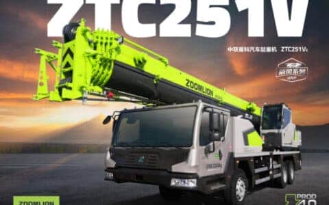 锦马超“代言”极具性价比的中联重科ZTC251VE汽车起重机