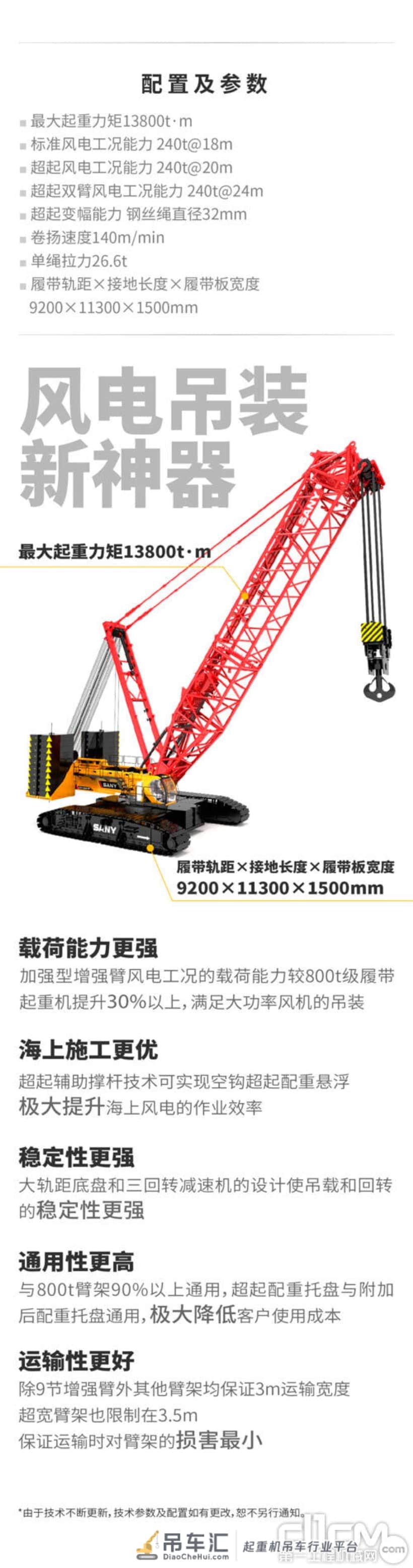 三一SCC13800TM起重机：这位“吊装多面手”，用起来哪哪都不错