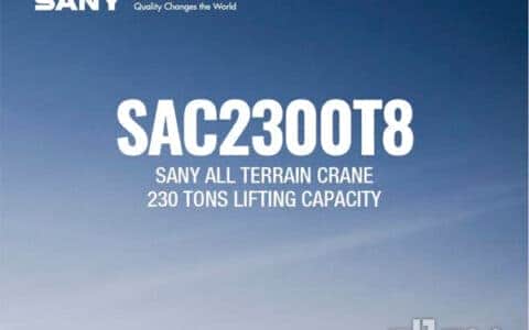 三一SAC2300T8起重机：猿臂之势，高山之王，是老板想要的好车